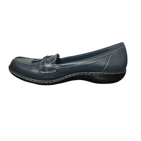 NIB! Clarks Women's Ashland Navy Comfort Bubble Loafer - Size 9.5 - Picture 5 of 11